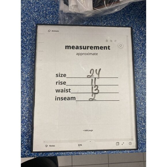 One Teaspoon Womens Kansas Streetwalker Denim Shorts Size 24‎ - Picture 7 of 8